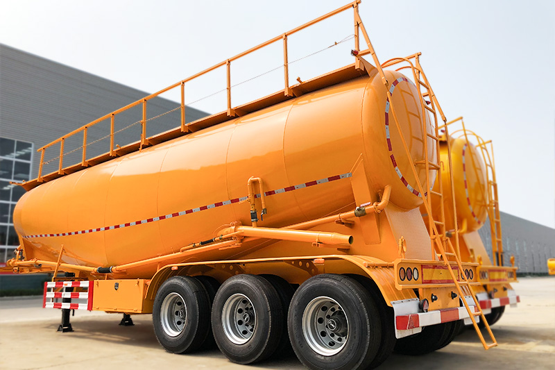 bulk cement tank truck trailer