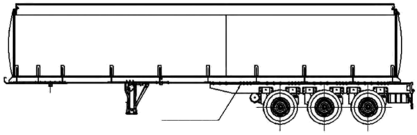 Improved design of fuel tanker trailer with split subframe structure ...